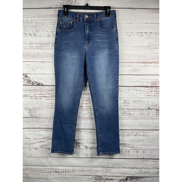 Frye Denim - Frye Jeans Womens 4/27 Blue High Rise Slim Straight Stretch Denim Pants